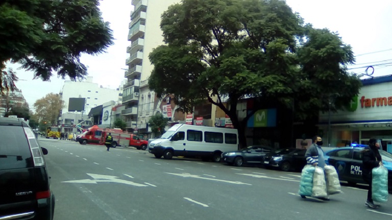 LUEGO DEL INCENDIO Y EXPLOSION